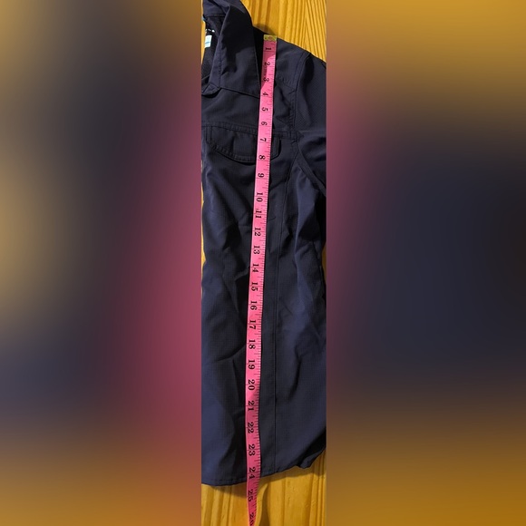 Columbia Woman's Omni-Shade Long-Sleeve Shirt SmallPurple - Picture 10 of 10